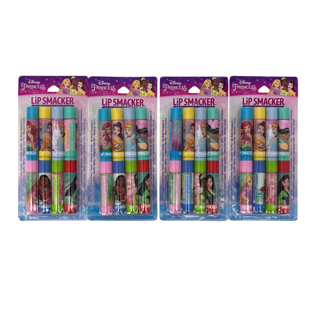 Disney Princess 10 Pack Assorted Lip Balm, 1.2 oz